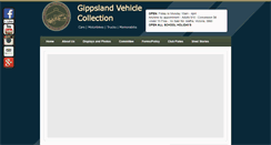 Desktop Screenshot of gippslandvehiclecollection.org.au